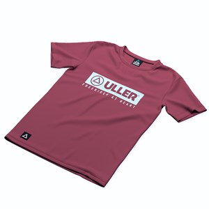 T-shirt sport unisexe coton respirant uller classic rouge
