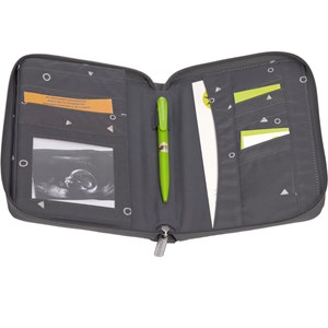 Protège carnet de santé casual universe anthracite