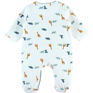 Pyjama chaud tiga, stegi & ops en velours (naissance)