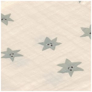 Lot de 3 langes mousseline tiny team vert granit (60x60 cm)