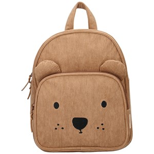 Sac à dos enfant beary excited ourson côtelé beige (31 cm)
