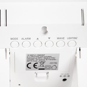 Station météo radio pilotée lcd 3 couleurs capteur extérieur sans fil