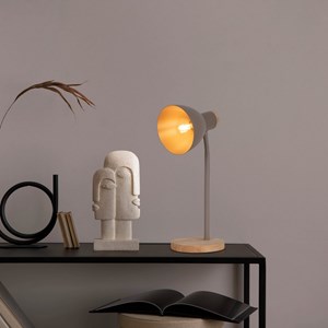 Lampe de bureau marie - marron