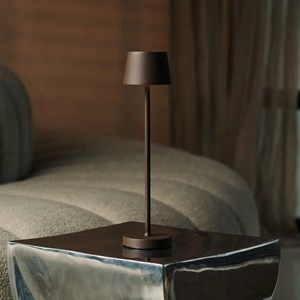 Lampe sans fil vondel - mini moka brown