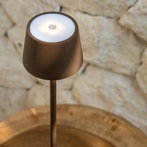 Lampe sans fil vondel - mini moka brown