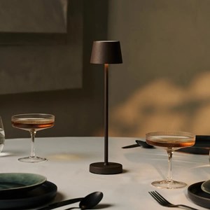 Lampe sans fil vondel - mini moka brown