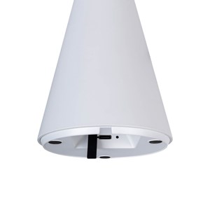 Lampe de table de batterie solaire légère palu - blanc