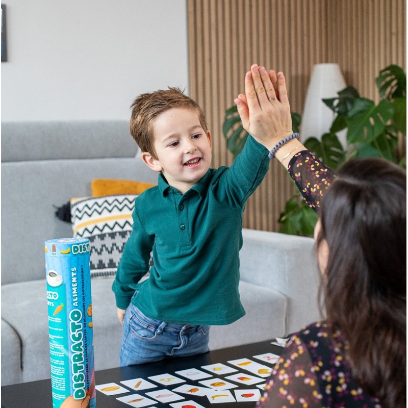 Jeu educatif apprentissage du vocabulaire des aliments : distracto aliments