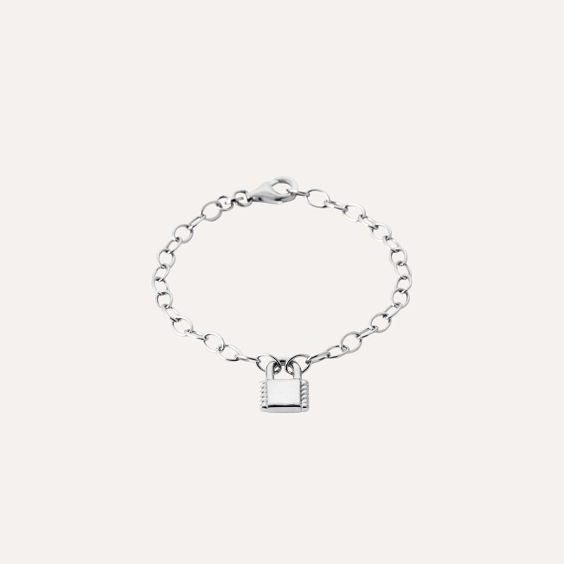 Les Bijoux Chics - Bracelet cadenas argent cléo