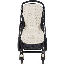 Assise pour poussette mimosa rose