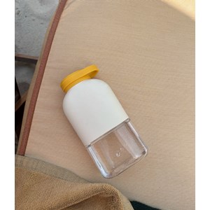 Gourde &nbsp;slim&nbsp; en tritan 350 ml - ivory &nbsp; mimosa