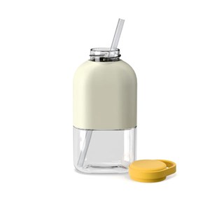 Gourde &nbsp;slim&nbsp; en tritan 350 ml - ivory &nbsp; mimosa