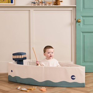 Bateau en toile avec kit de pêche kid's hub