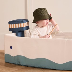 Bateau en toile avec kit de pêche kid's hub