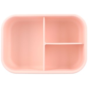 Lunch box en silicone cœurs rose