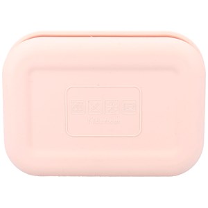 Lunch box en silicone cœurs rose
