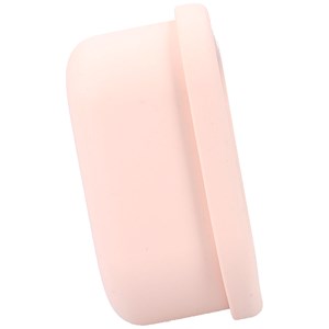 Lunch box en silicone cœurs rose