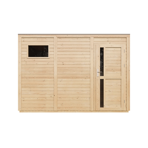 Abri de jardin en bois 6,18 m² sans sol imprégné