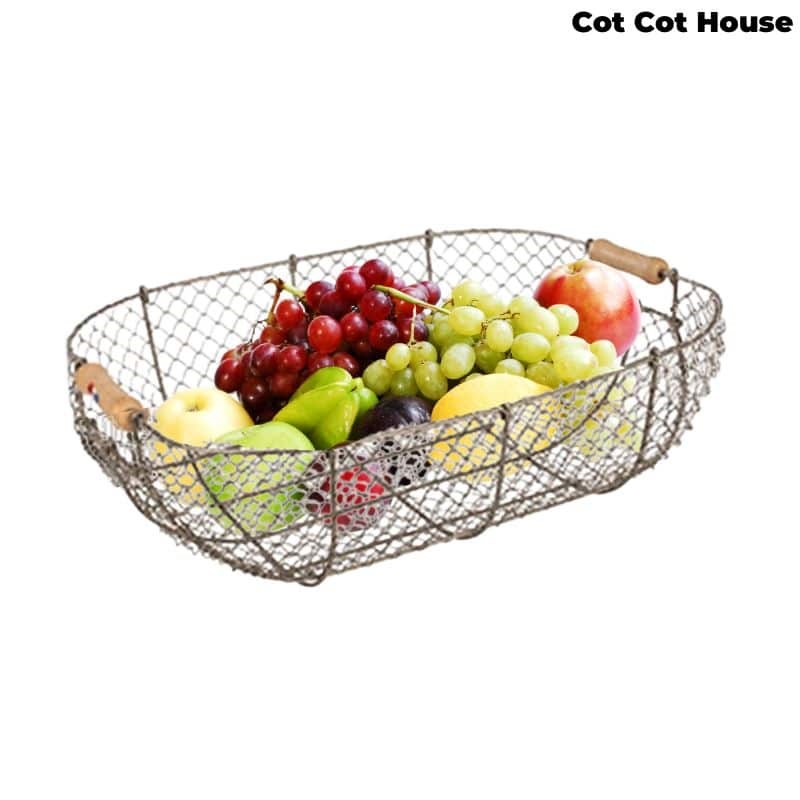 Panier resse 40l pour ranger fruits et bûches