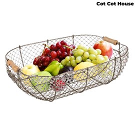 Panier resse 50l pour ranger fruits et bûches