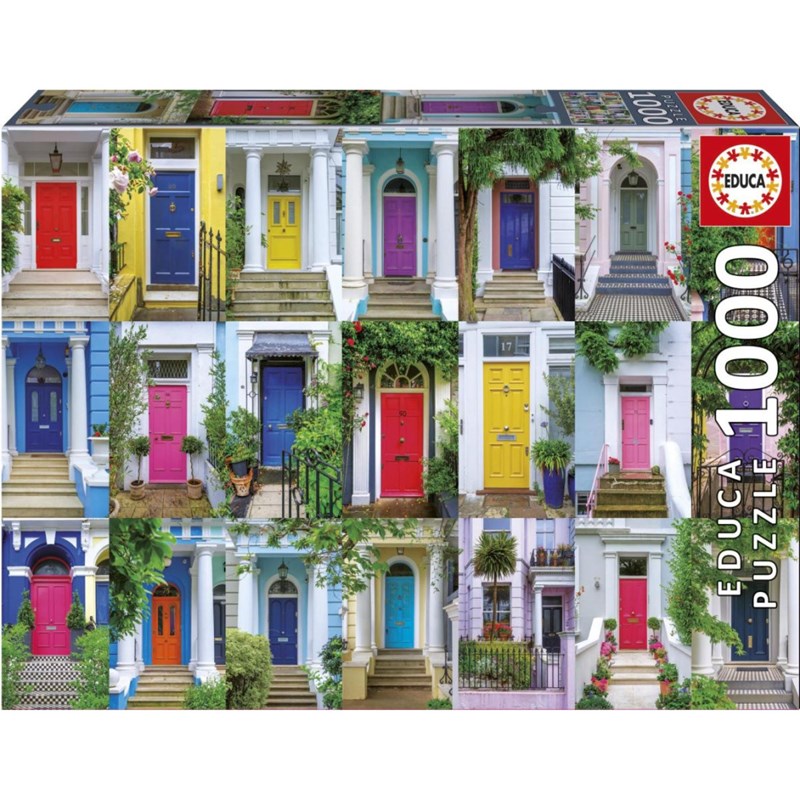 Puzzle 1000 p les portes de nothing hill