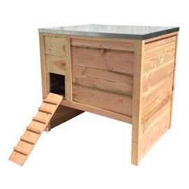 Poulailler 4 poules - modèle houdan