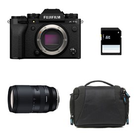 Fujifilm x-t5 noir + tamron 18-300mm + sac + carte sd 8 go