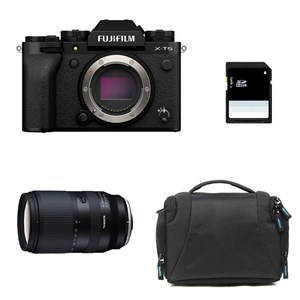 Fujifilm x-t5 noir + tamron 18-300mm + sac + carte sd 8 go