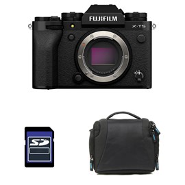 Fujifilm x-t5 nu noir + sac + carte sd 8 go