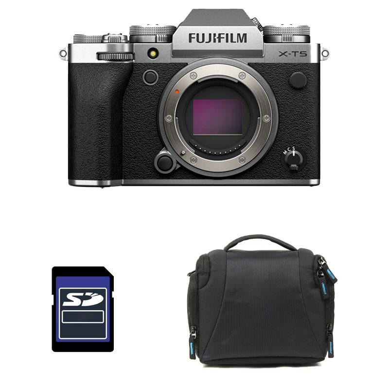Fujifilm x-t5 nu silver + sac + carte sd 8 go (Fujifilm) - Couverture