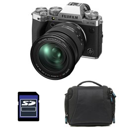 Fujifilm x-t5 silver + 16-80mm + sac + carte sd 8 go