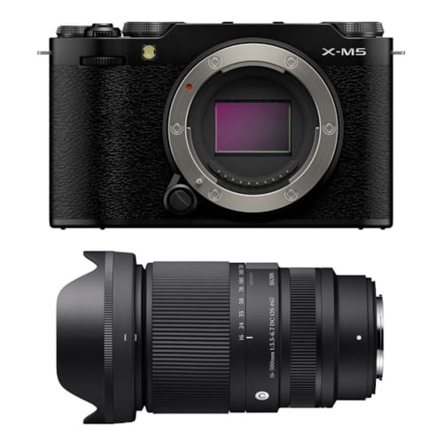 Fujifilm - Fujifilm x-m5 noir + sigma 16-300mm f3.5-6.7 dc os contemporary