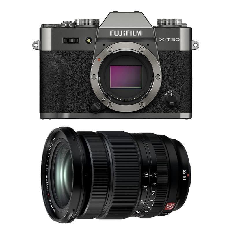 Fujifilm x-t30 iii anthracite + objectif 16-55mm f2.8 ii lm wr ii