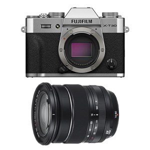 Fujifilm x-t30 iii argent + objectif 16-80mm f4 wr noir