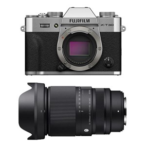 Fujifilm x-t30 iii argent + objectif sigma 16-300 f3.5-6.7 dc os contemporary