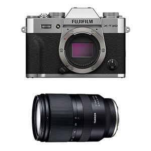 Fujifilm x-t30 iii argent + objectif tamron 17-70mm f2.8 di iii-a vc rxd