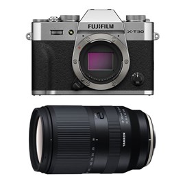 Fujifilm x-t30 iii argent + objectif tamron 18-300 mm f3,5-6,3 di iii-a vc vxd