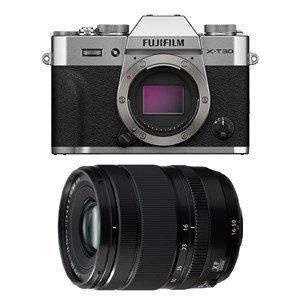 Fujifilm x-t30 iii argent + objectif xf 16-50mm f2.8-4.8 r lm wr