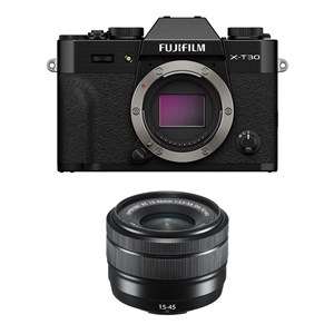 Fujifilm x-t30 iii noir + objectif 15-45mm f3.5-5.6 ois