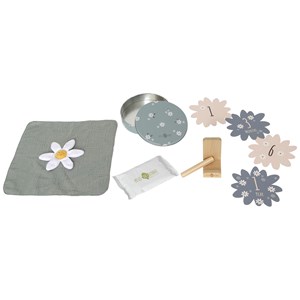 Coffret naissance à empreintes daisy blue