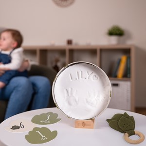 Coffret naissance à empreintes petit artichaut