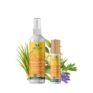 Duo tranquil'été - lotion corps & roll on apaisant bio cosmos