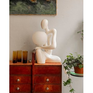 Lampe sculpture en céramique n°885