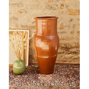 Grand pot en terre cuite années 70 n°976