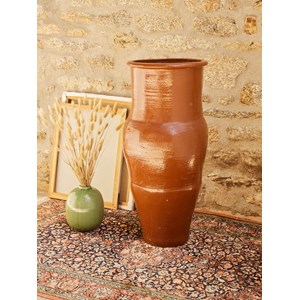 Grand pot en terre cuite années 70 n°976