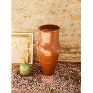 Grand pot en terre cuite années 70 n°976