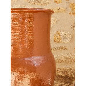 Grand pot en terre cuite années 70 n°976