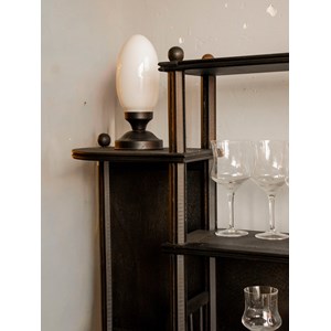 Gaëlle, l'étagère en bois noir n°860