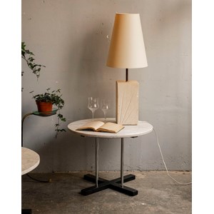Table basse en marbre grise n°952