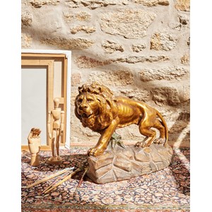 Alix, le lion en plâtre fiorucci n°983